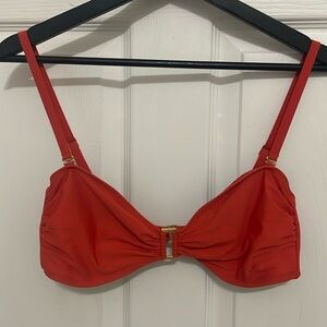 Tory Burch women’s red/ orange bikini top